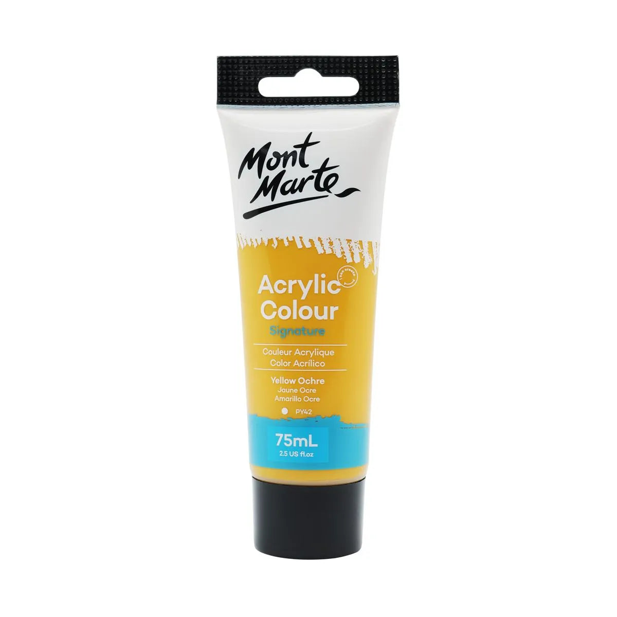 Mont Marte Acrylic Paint 75ml - Yellow Ochre