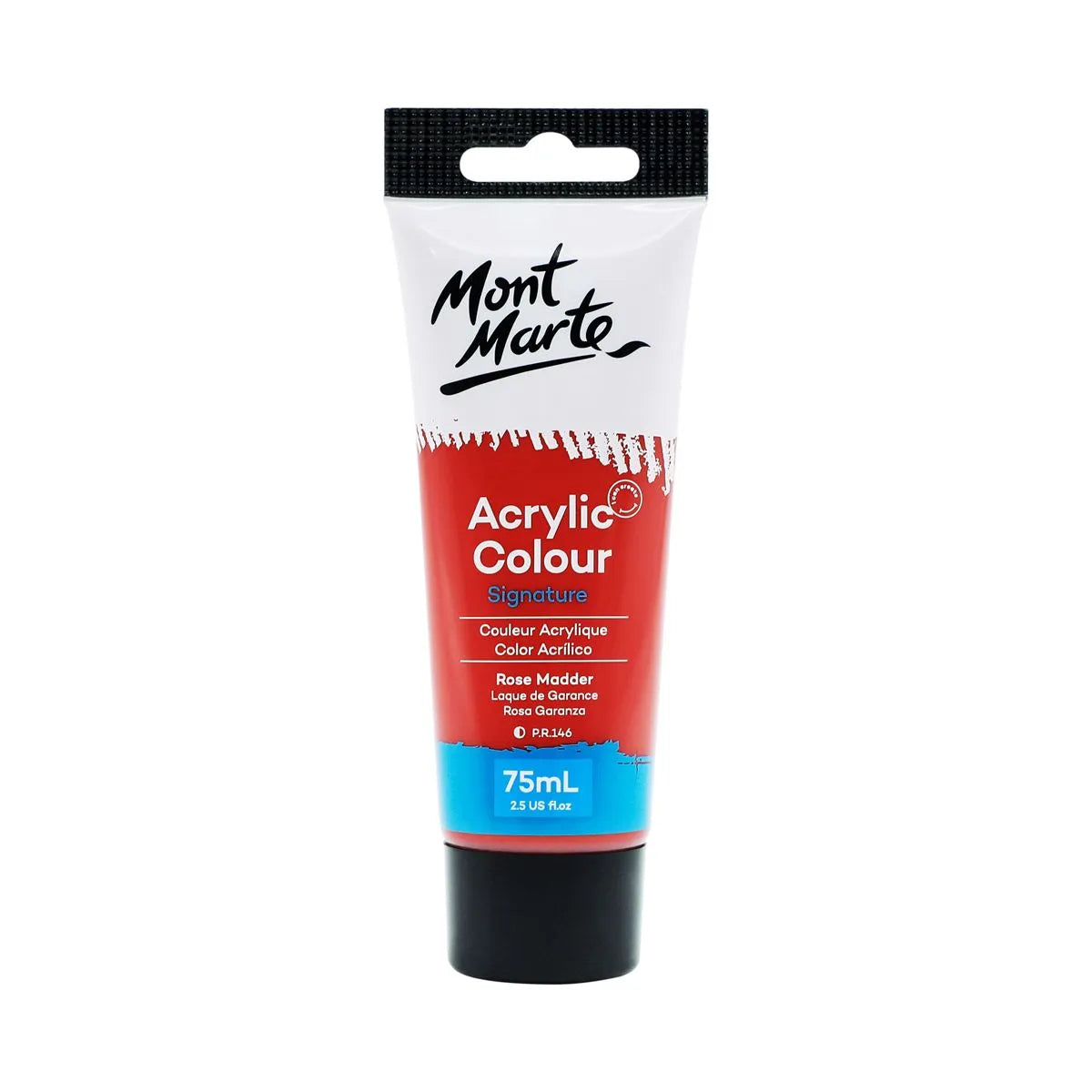 Mont Marte Acrylic Paint 75ml - Rose Madder