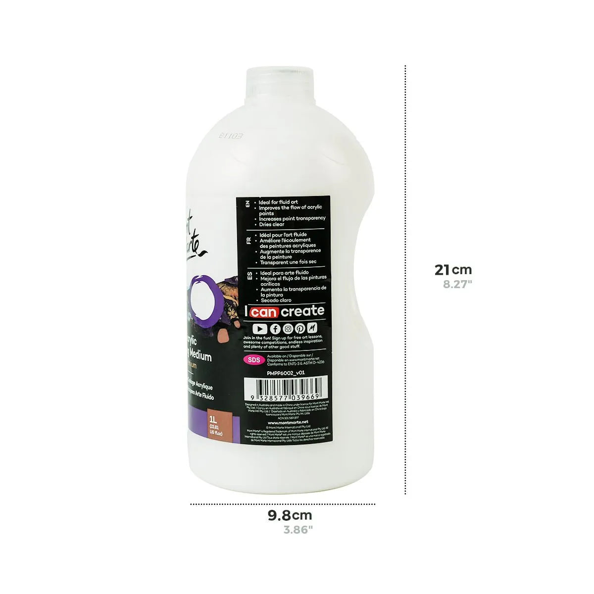 Mont Marte Acrylic pouring medium 1L