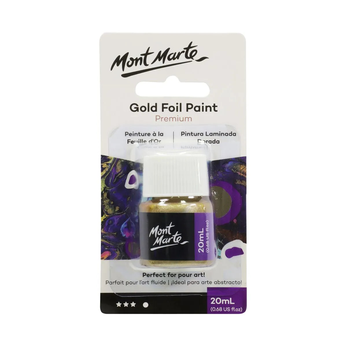 Mont Marte Gold foil paint 20ml