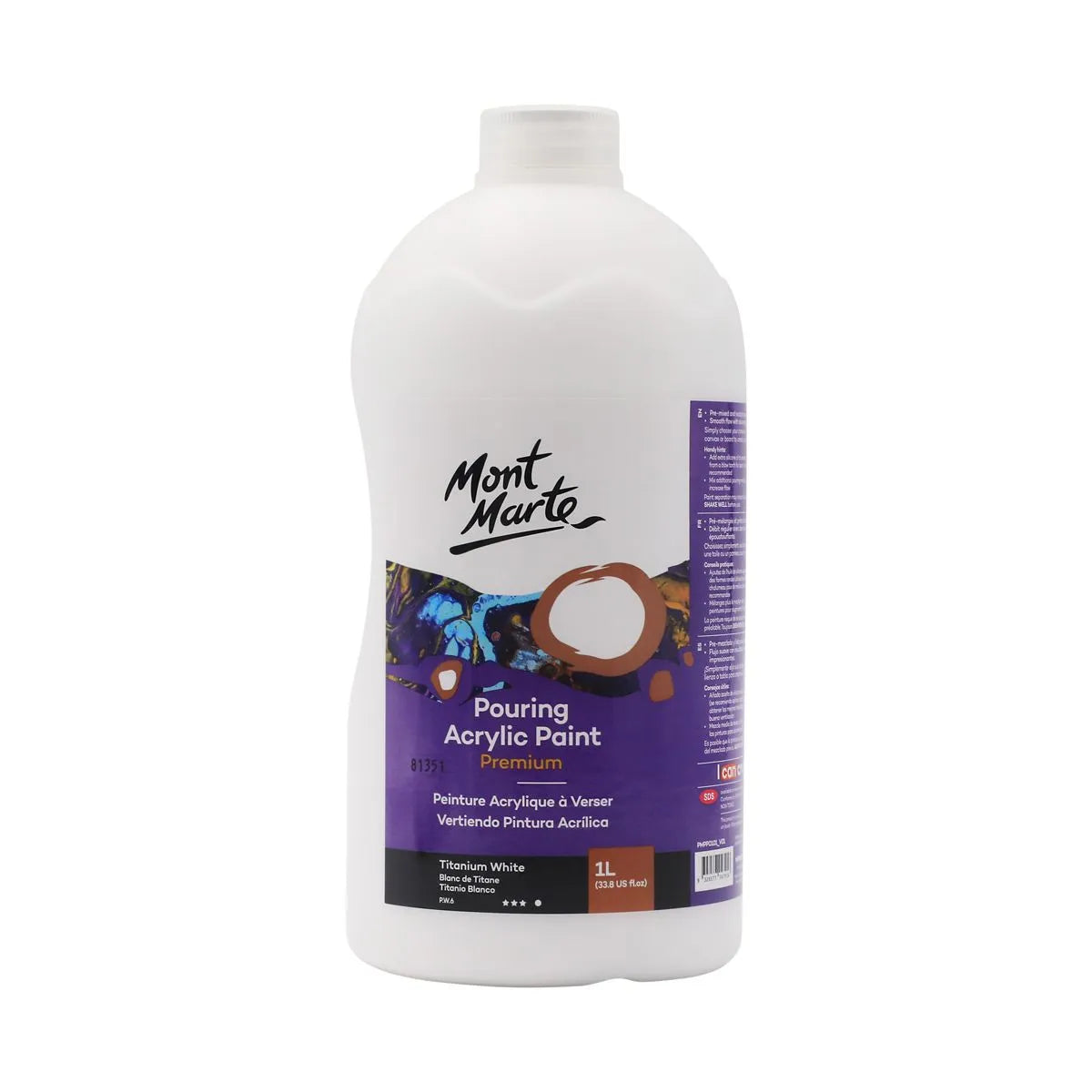 Pouring Acrylic - Titanium White - 1L