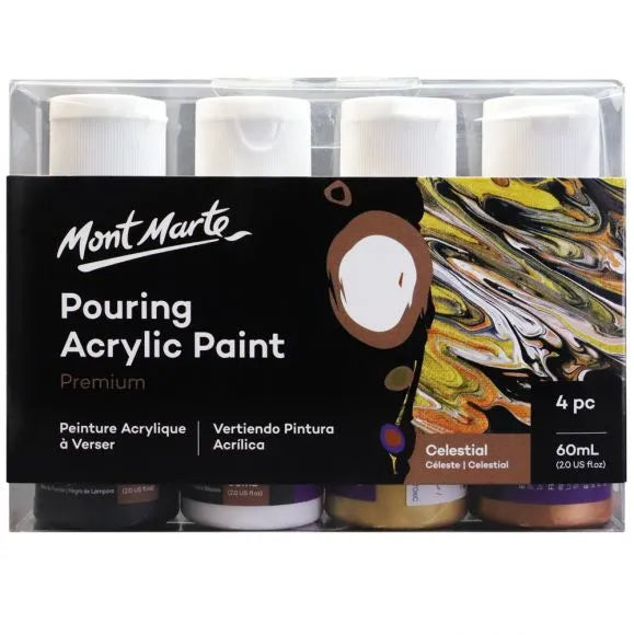 Pouring Acrylic 60ml 4pc - Celestial
