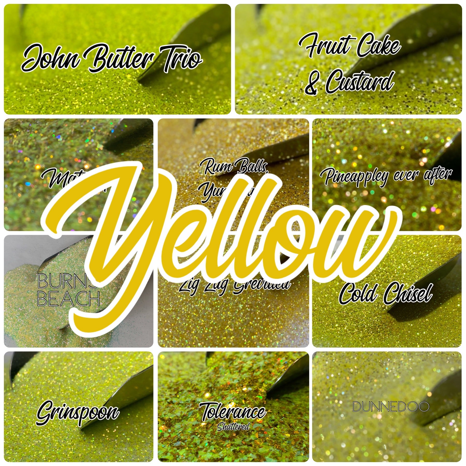 Yellow Glitter – Jelby Crafting Co.