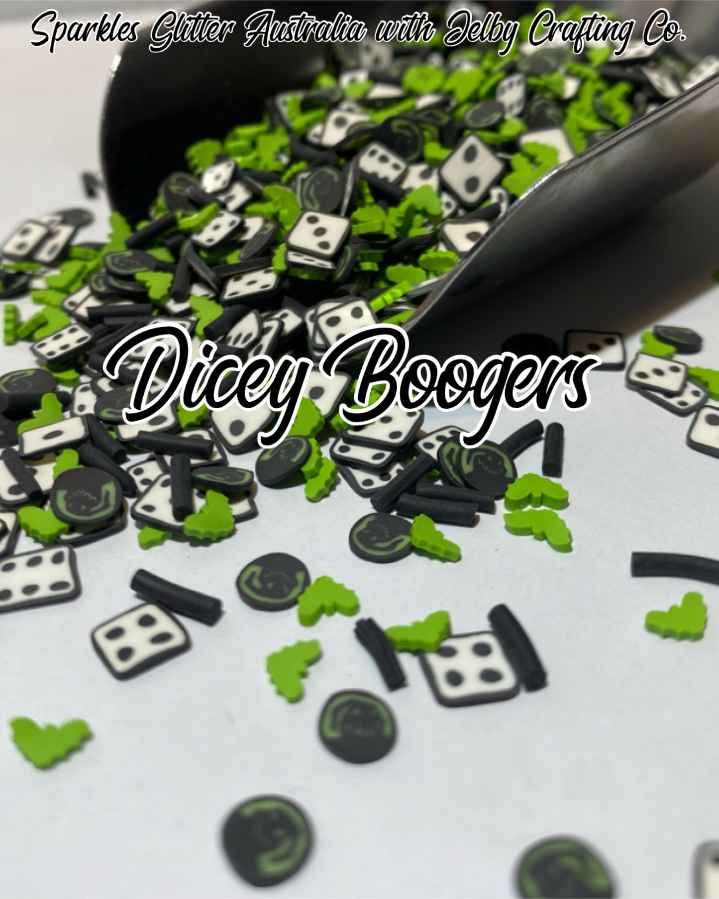 Dicey Boogers | Polymer Clay Slices