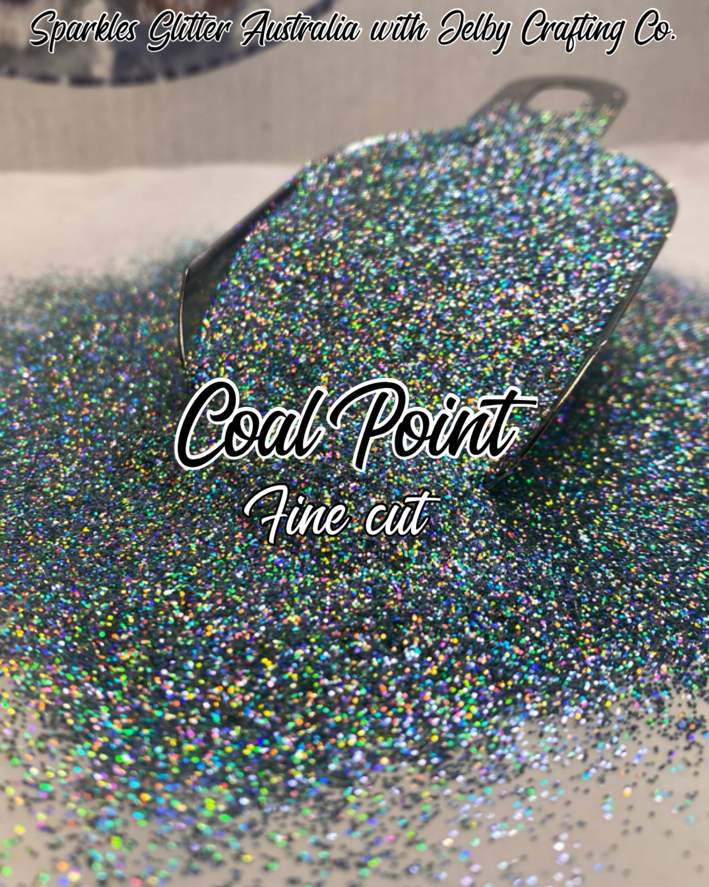 Coal Point | Blue Holographic Fine Cut Glitter