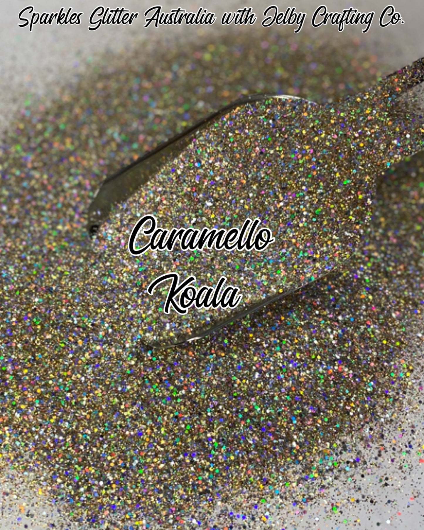 Caramello Koala | Custom Mixed Gold Glitter