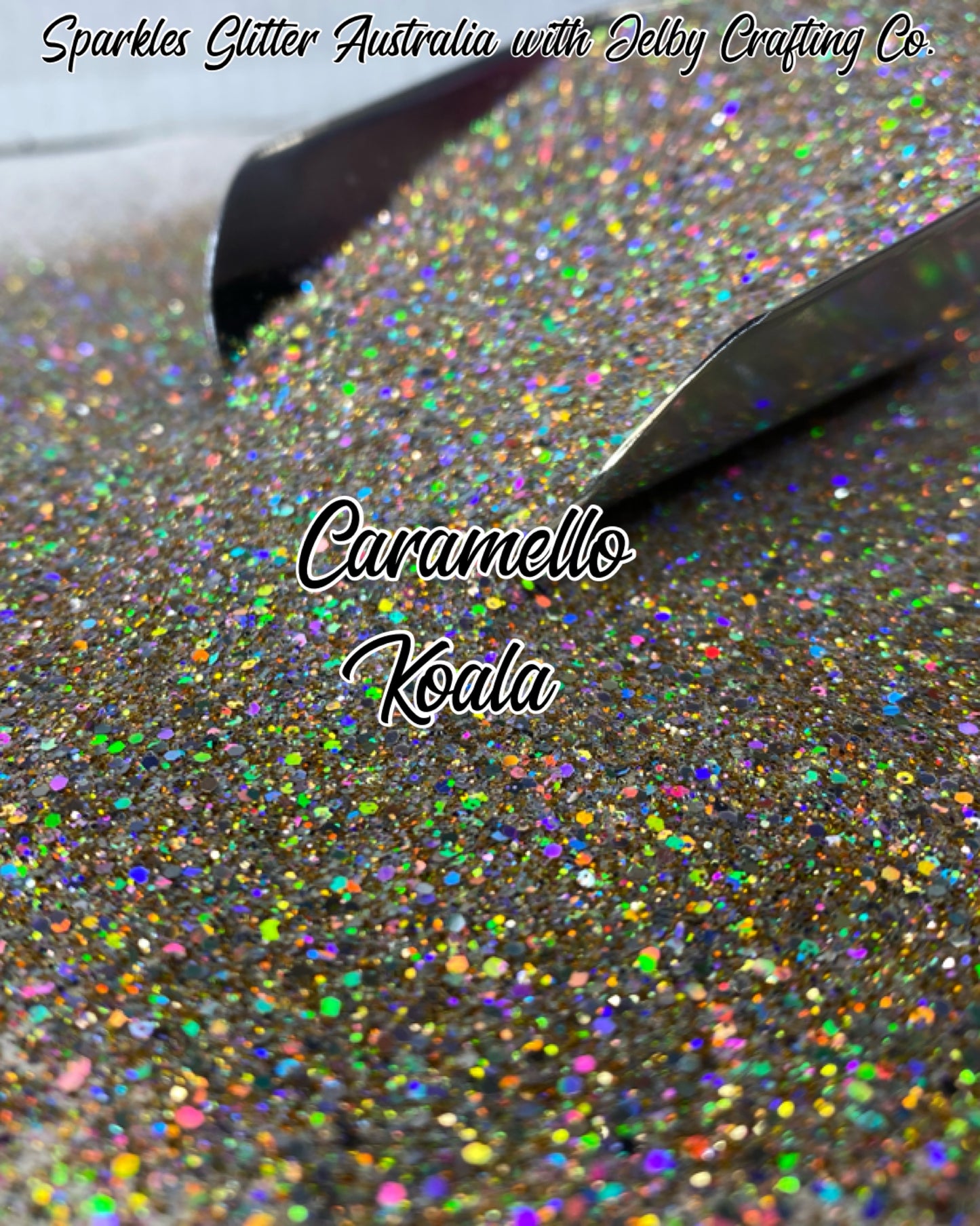 Caramello Koala | Custom Mixed Gold Glitter