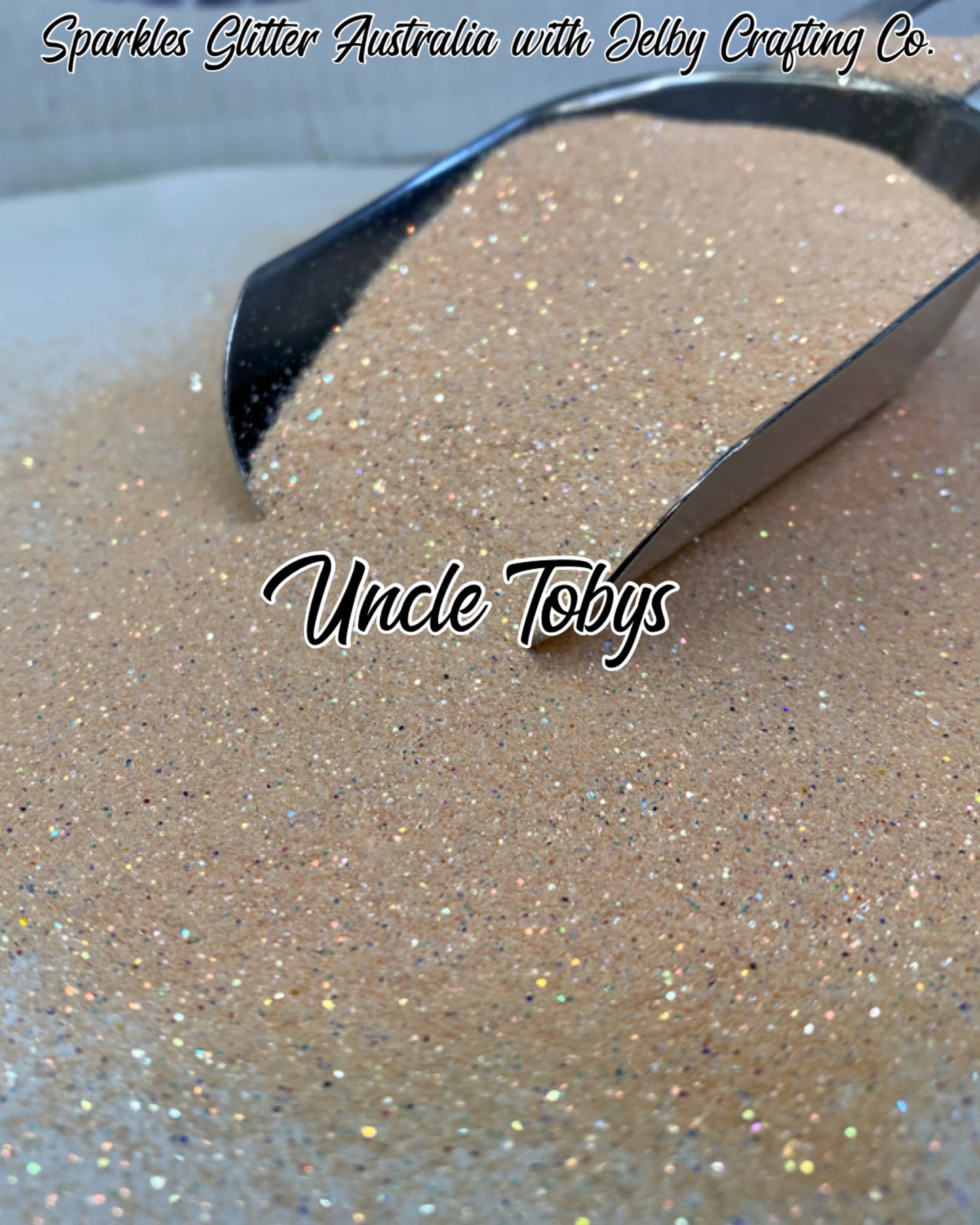 Uncle Tobys | Peach Custom Mixed Fine Cut Glitter