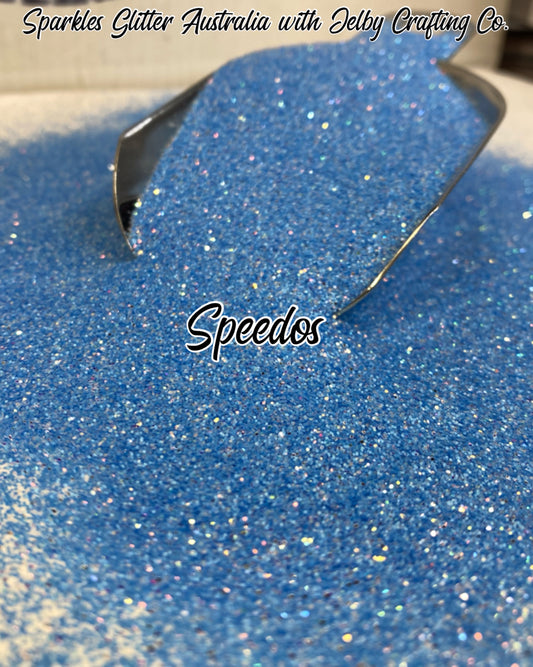 Speedos | Blue Custom Mixed Fine Cut Glitter