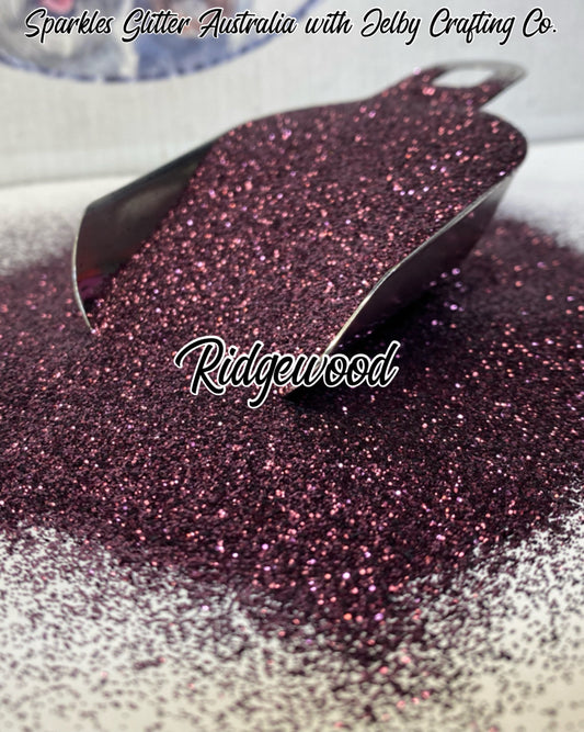 Ridgewood | Metallic Fine Cut Maroon Brown Glitter