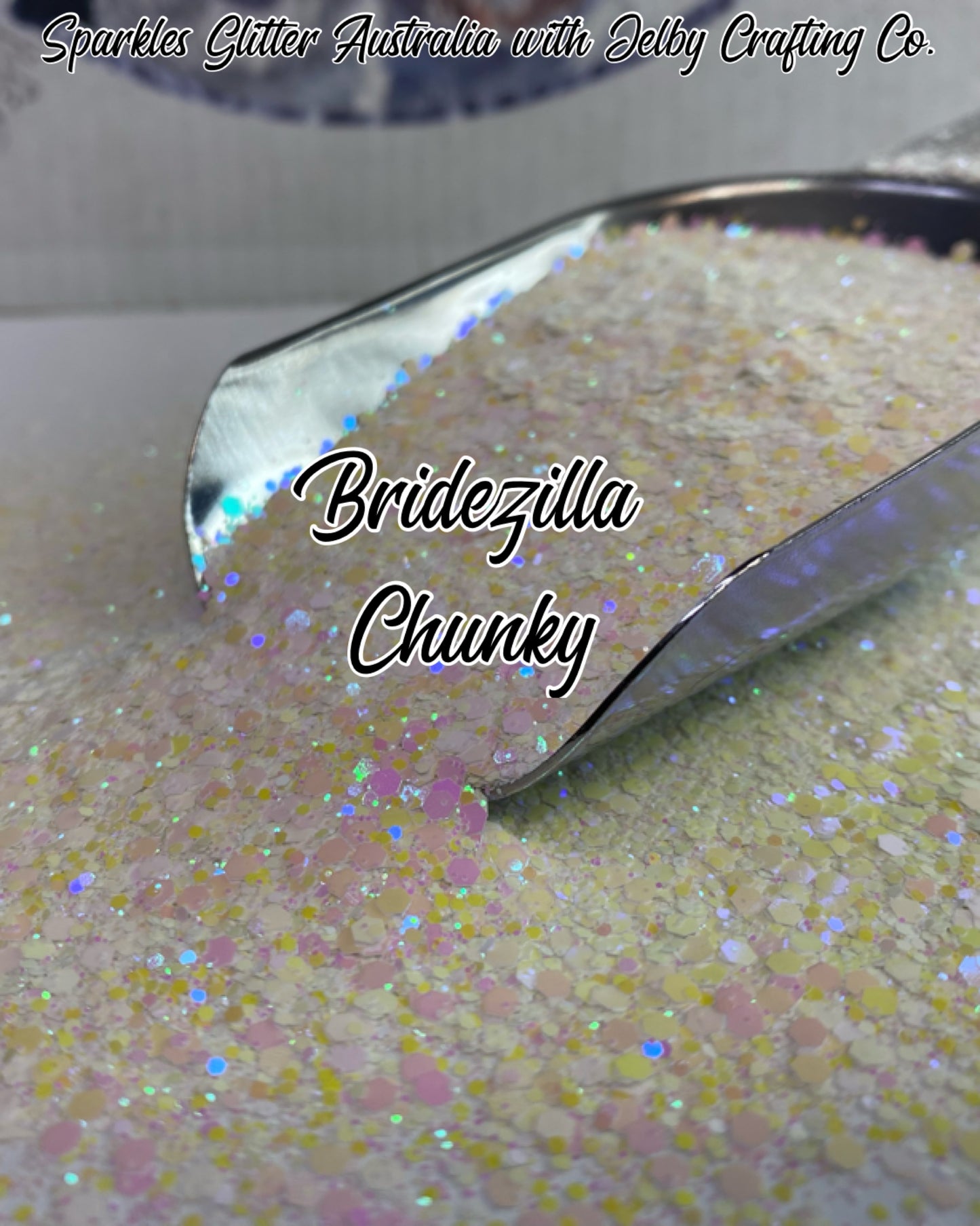 Bridezilla | White Opal Chunky Glitter