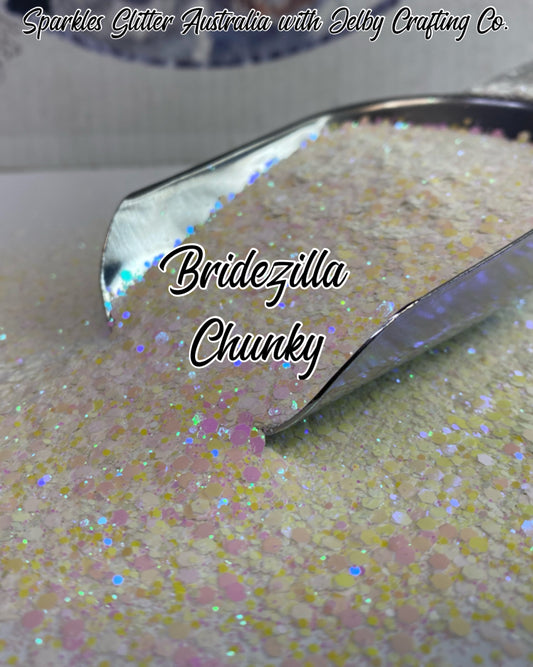 Bridezilla | White Opal Chunky Glitter