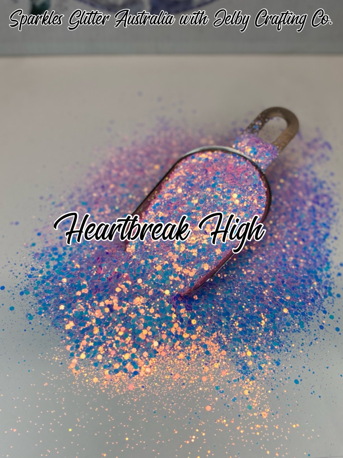 Heartbreak High | UV Glow Pink Chunky Glitter