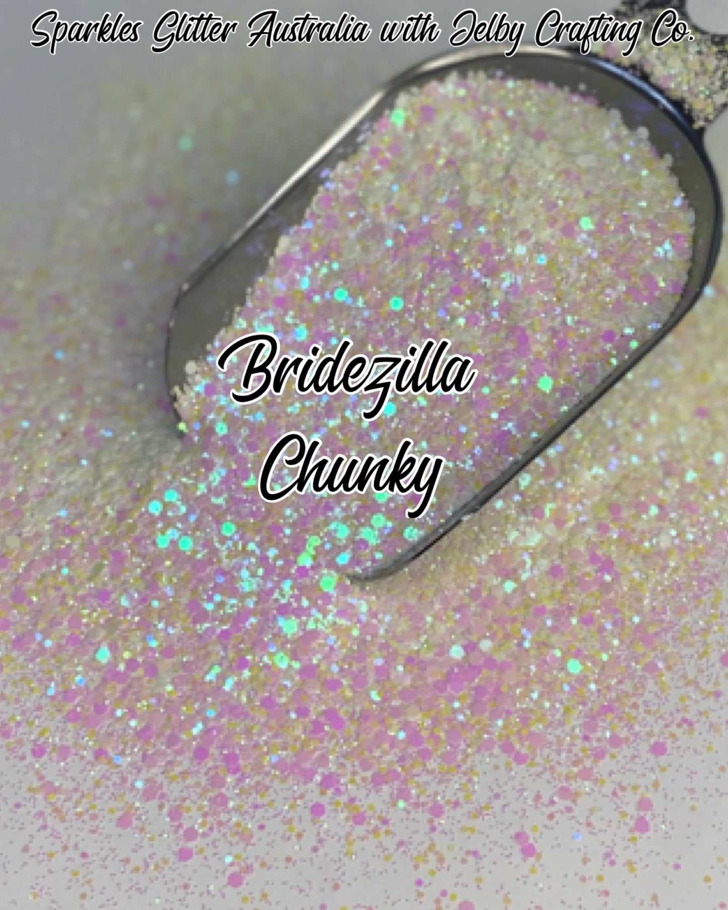Bridezilla | White Opal Chunky Glitter