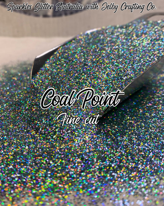 Coal Point | Blue Holographic Fine Cut Glitter