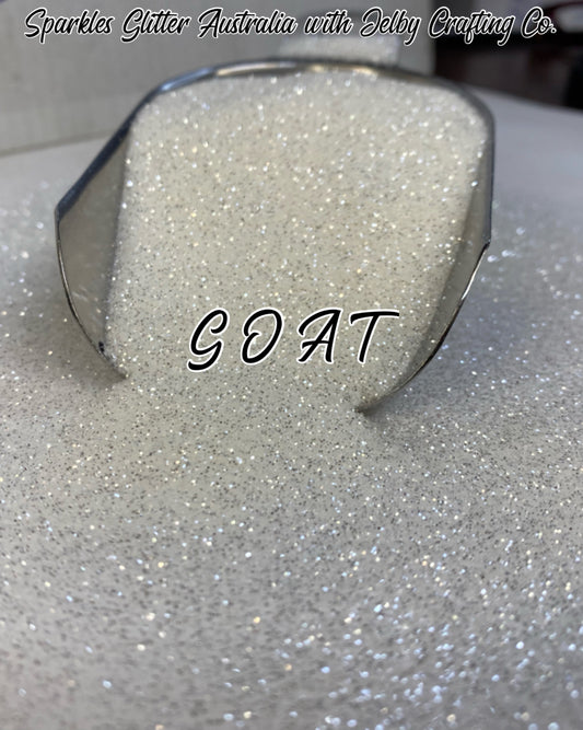 GOAT | Custom Mixed Fine Cut White Opal Glitter