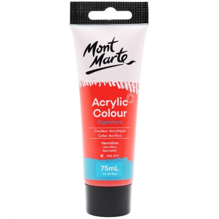 Mont Marte Acrylic Paint 75ml - Vermilion