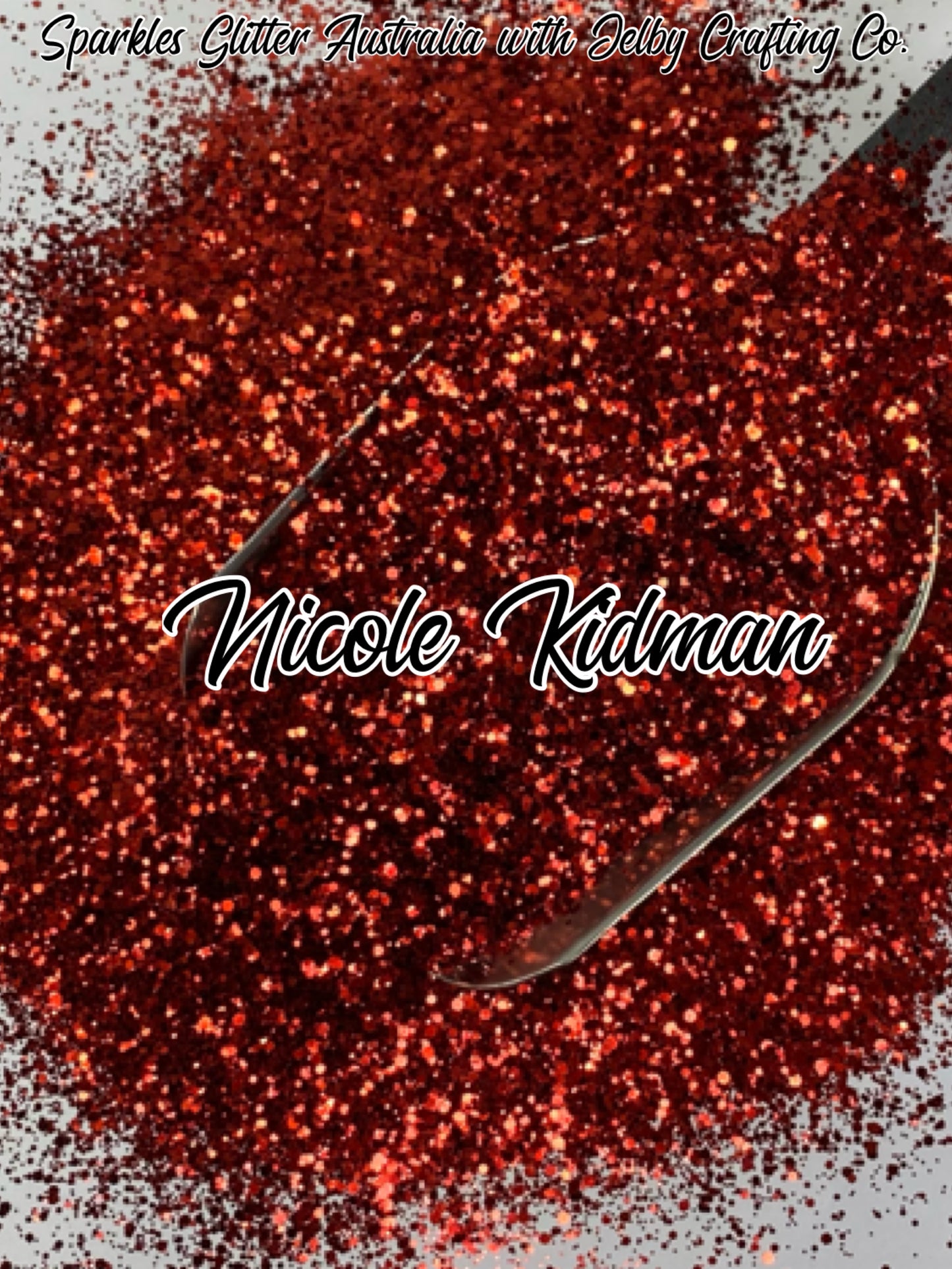 Nicole Kidman | Custom Mixed Red Metallic Glitter