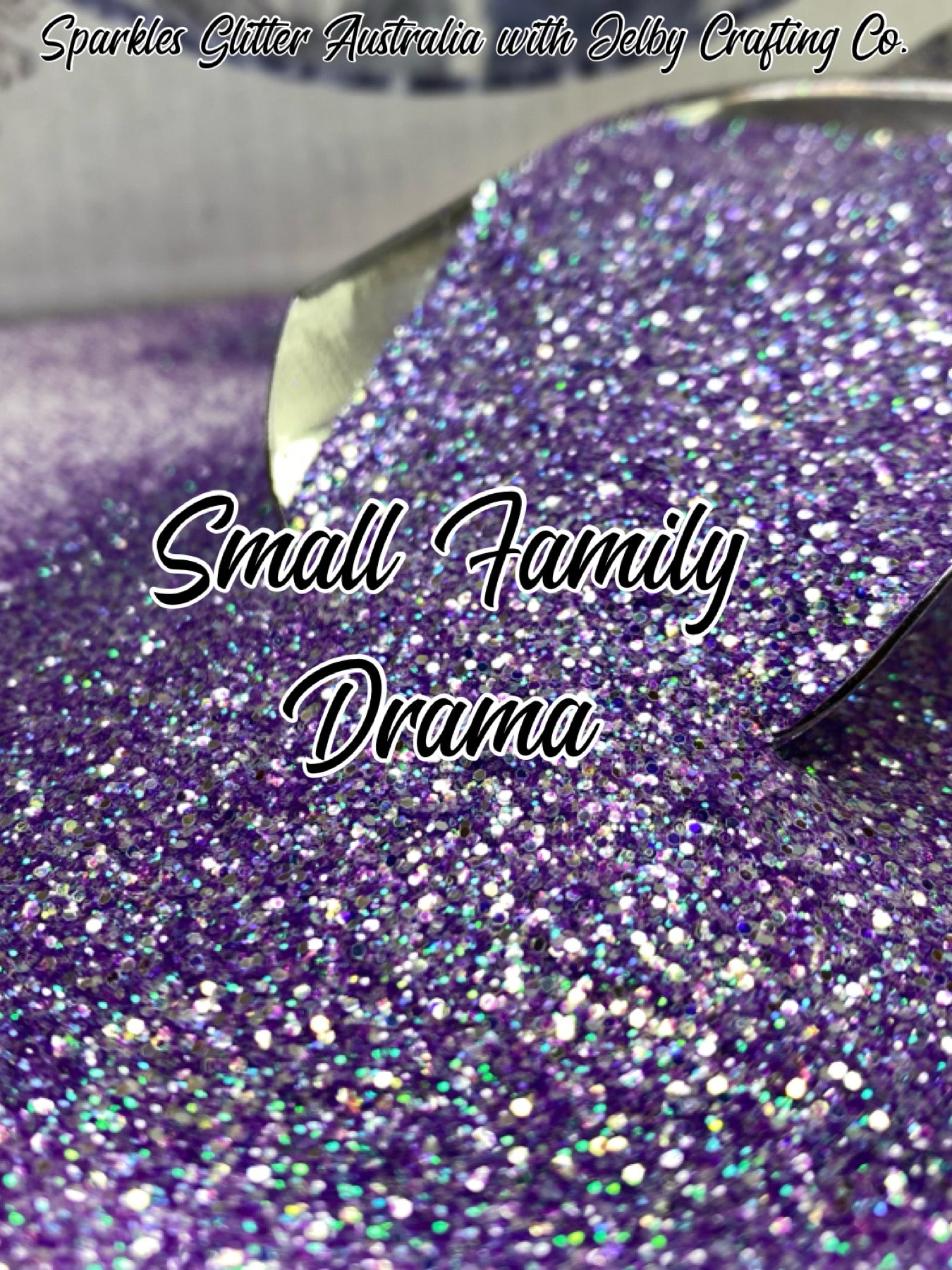 Small Family Drama | Custom Mixed Purple Small Chunky Glitter