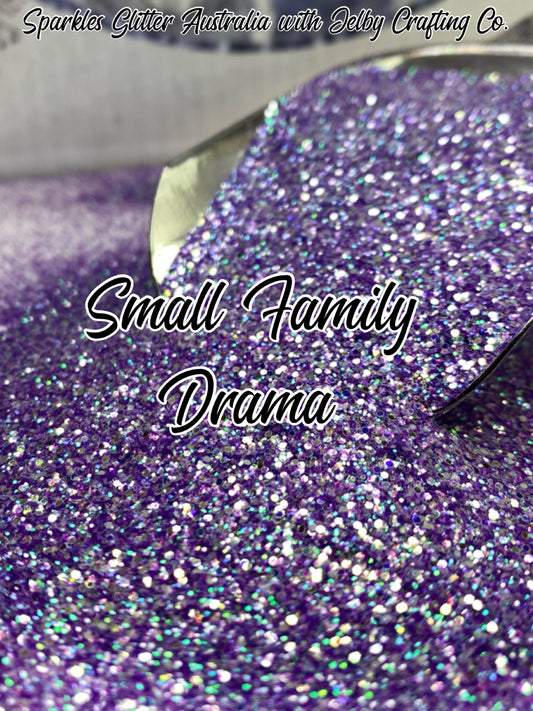 Small Family Drama | Custom Mixed Purple Small Chunky Glitter