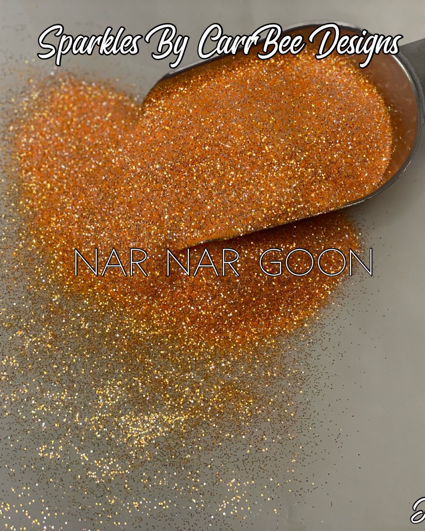Nar Nar Goon | Orange Fine Cut Glitter