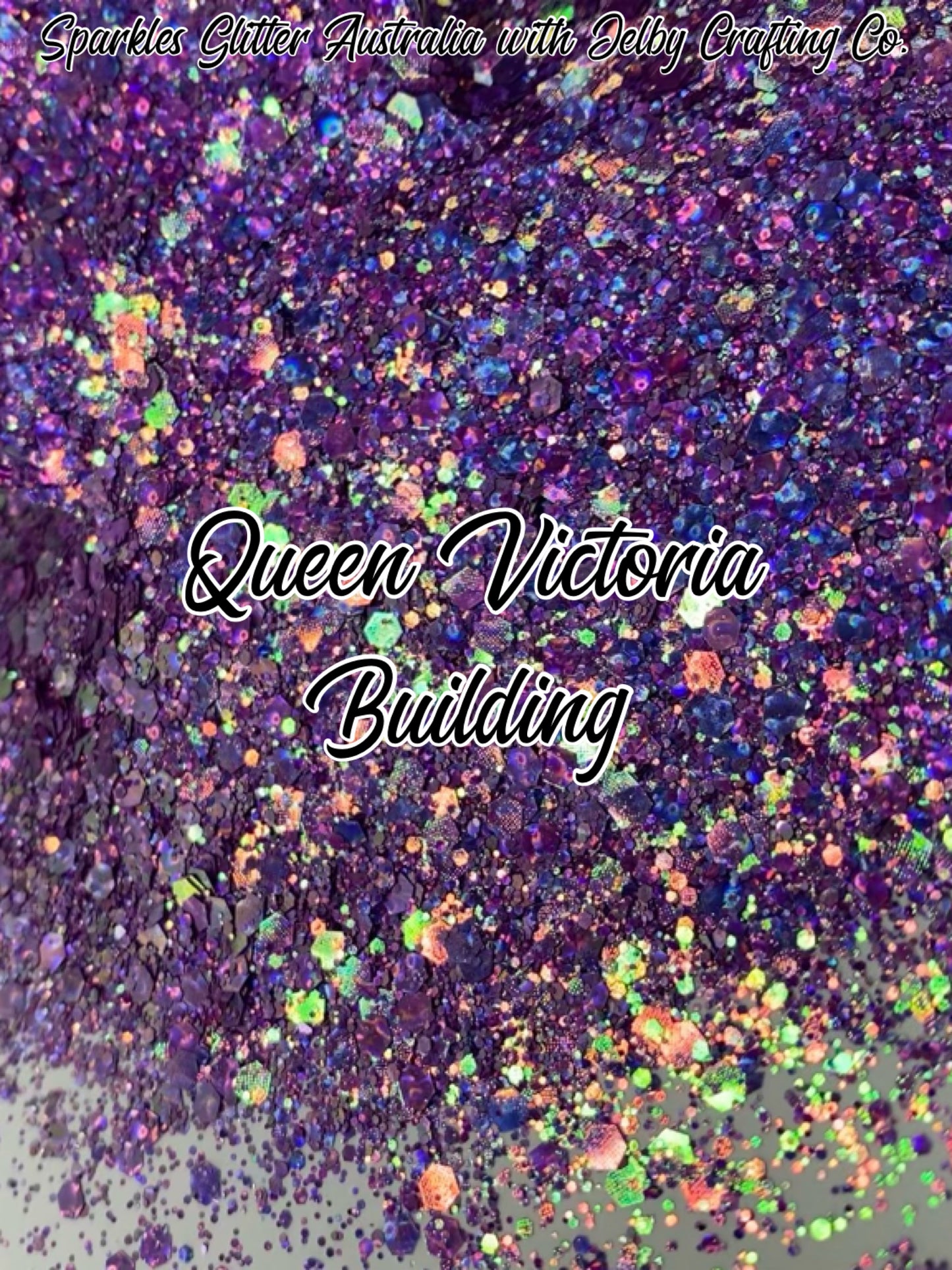 Queen Victoria Building | Purple Chunky Holographic Opal Glitter
