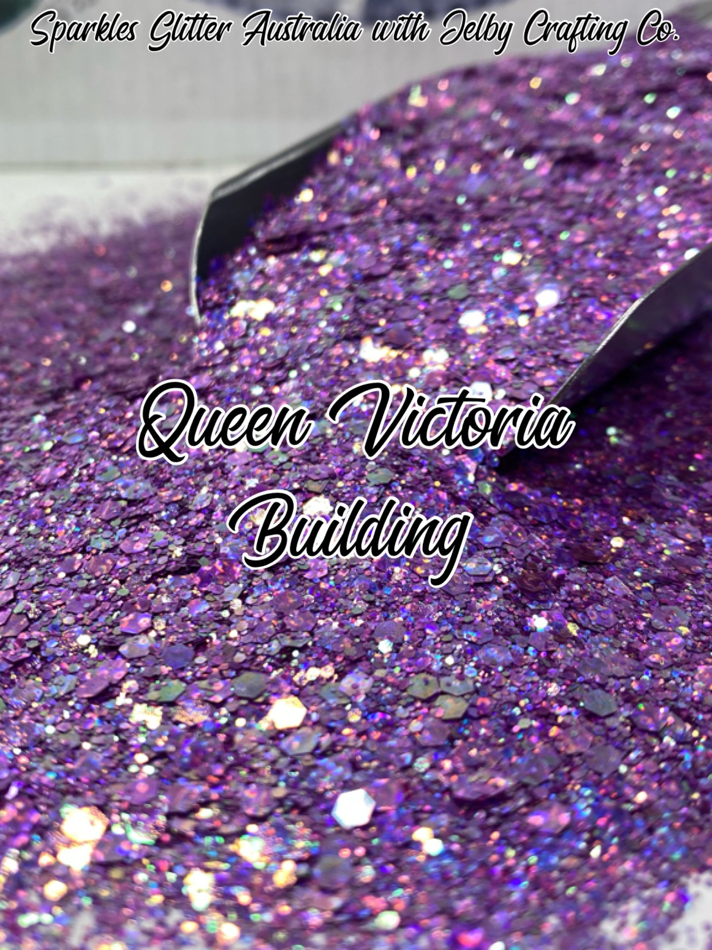 Queen Victoria Building | Purple Chunky Holographic Opal Glitter
