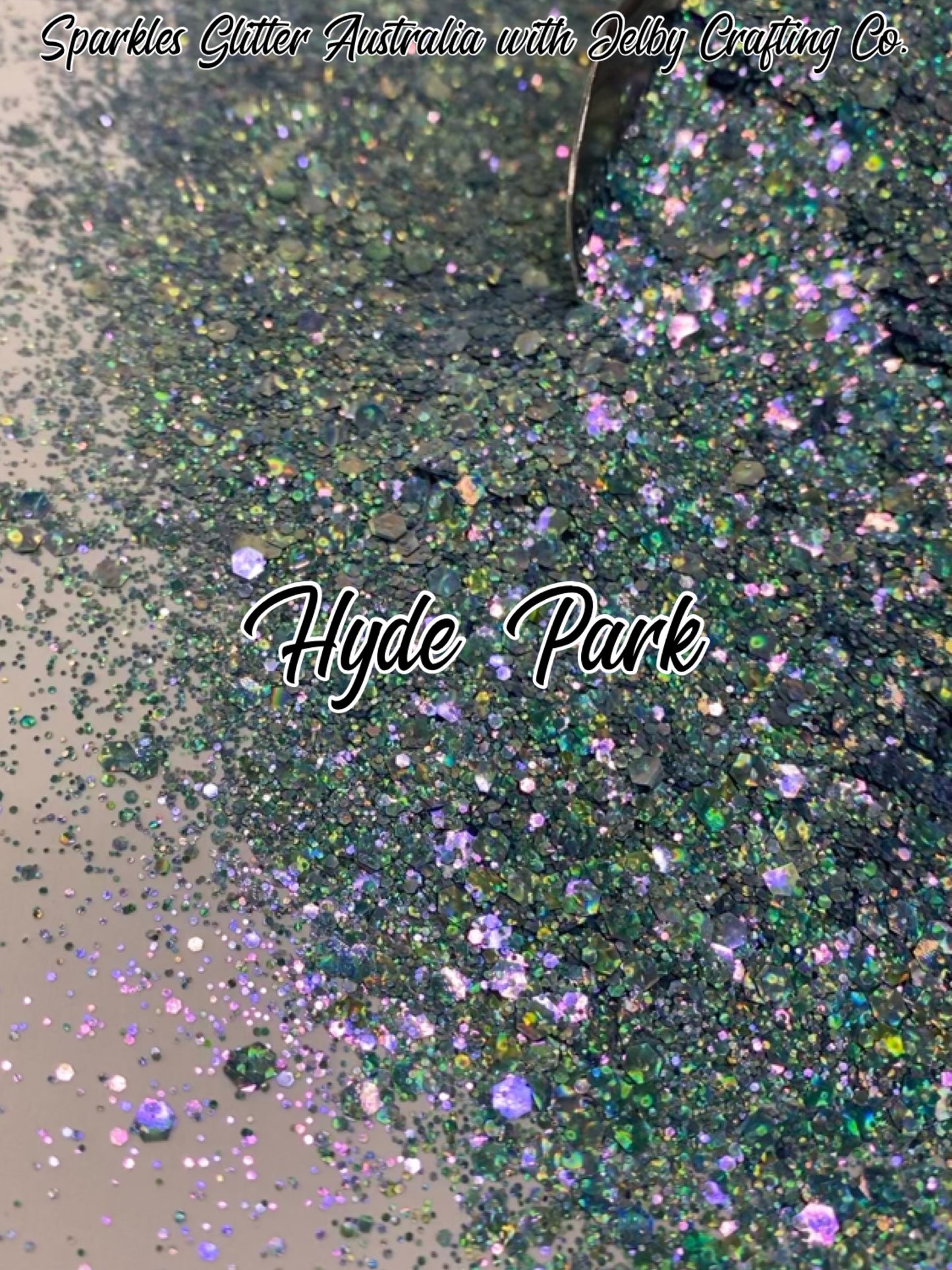 Hyde Park |  Blue Chunky Holographic Opal Glitter