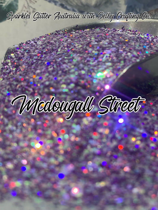 Mcdougall Street | Purple Custom Mixed Chunky Glitter