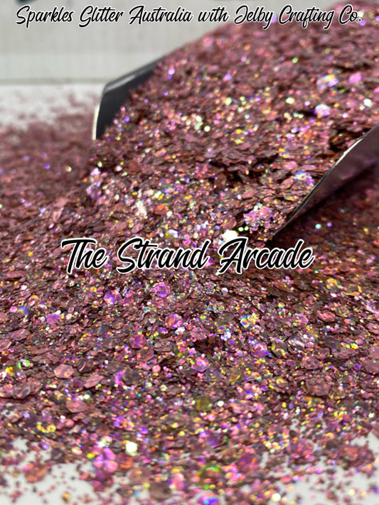 The Strand Arcade | Pink Purple Chunky Holographic Opal Glitter