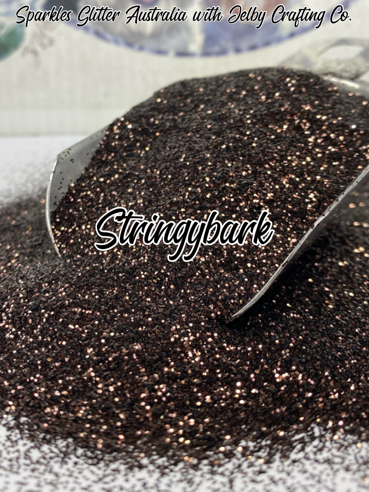 Stringybark | Brown Metallic Fine Cut Glitter