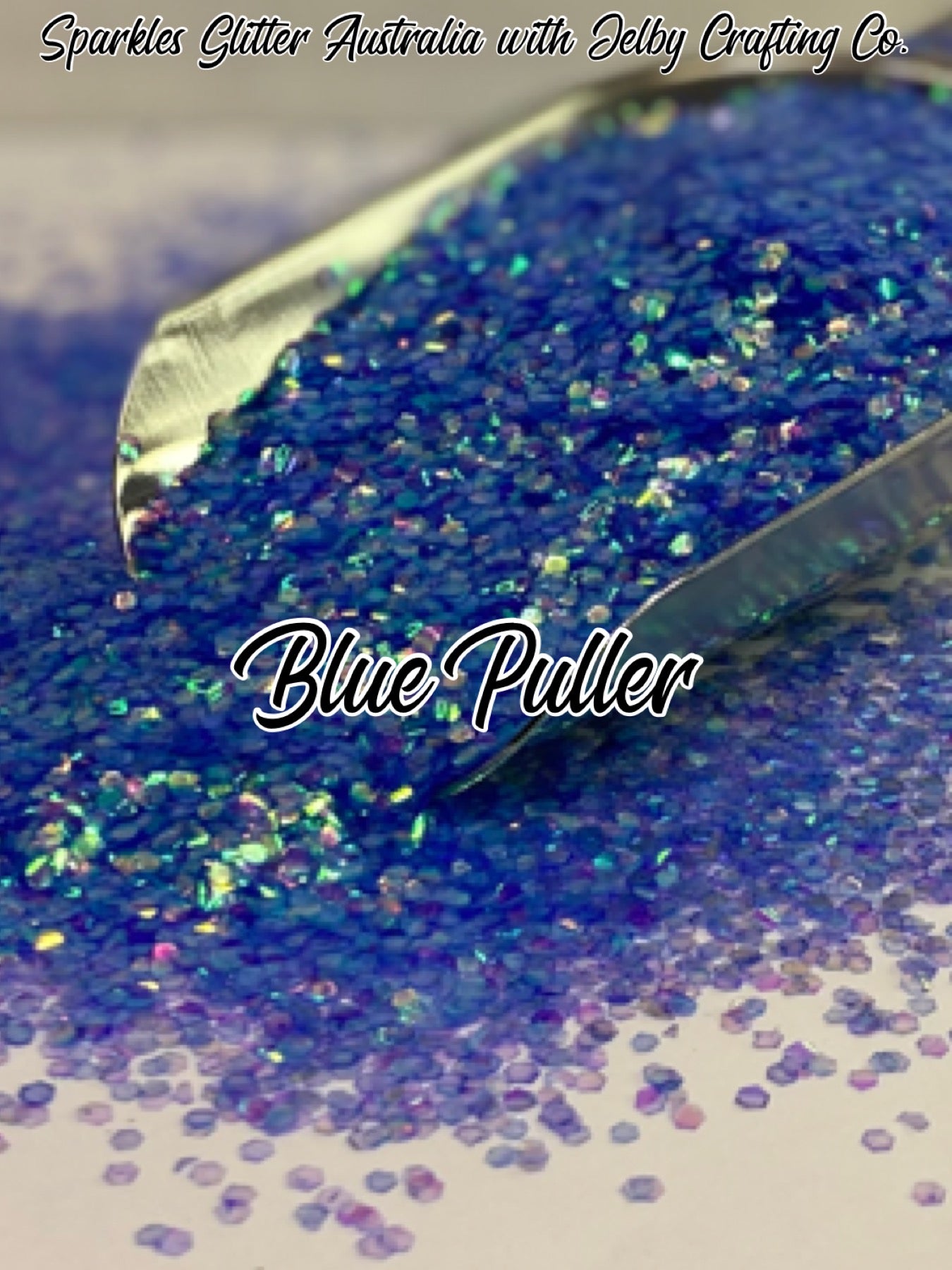 Blue Puller | Fish Scale Glitter