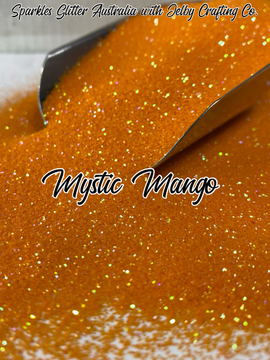 Mystic Mango | Orange Iridescent Fine Cut Glitter