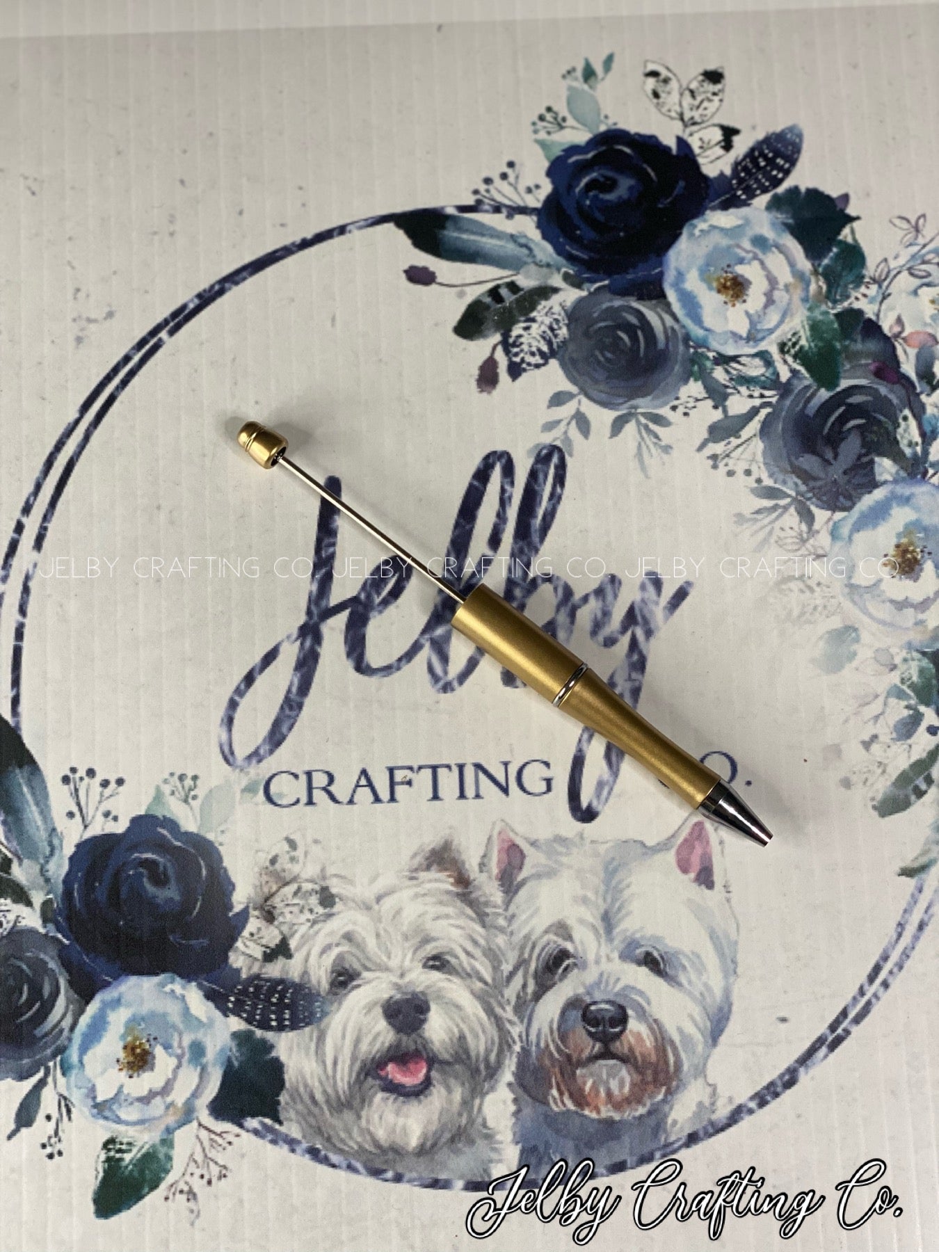 Beadable plastic pen