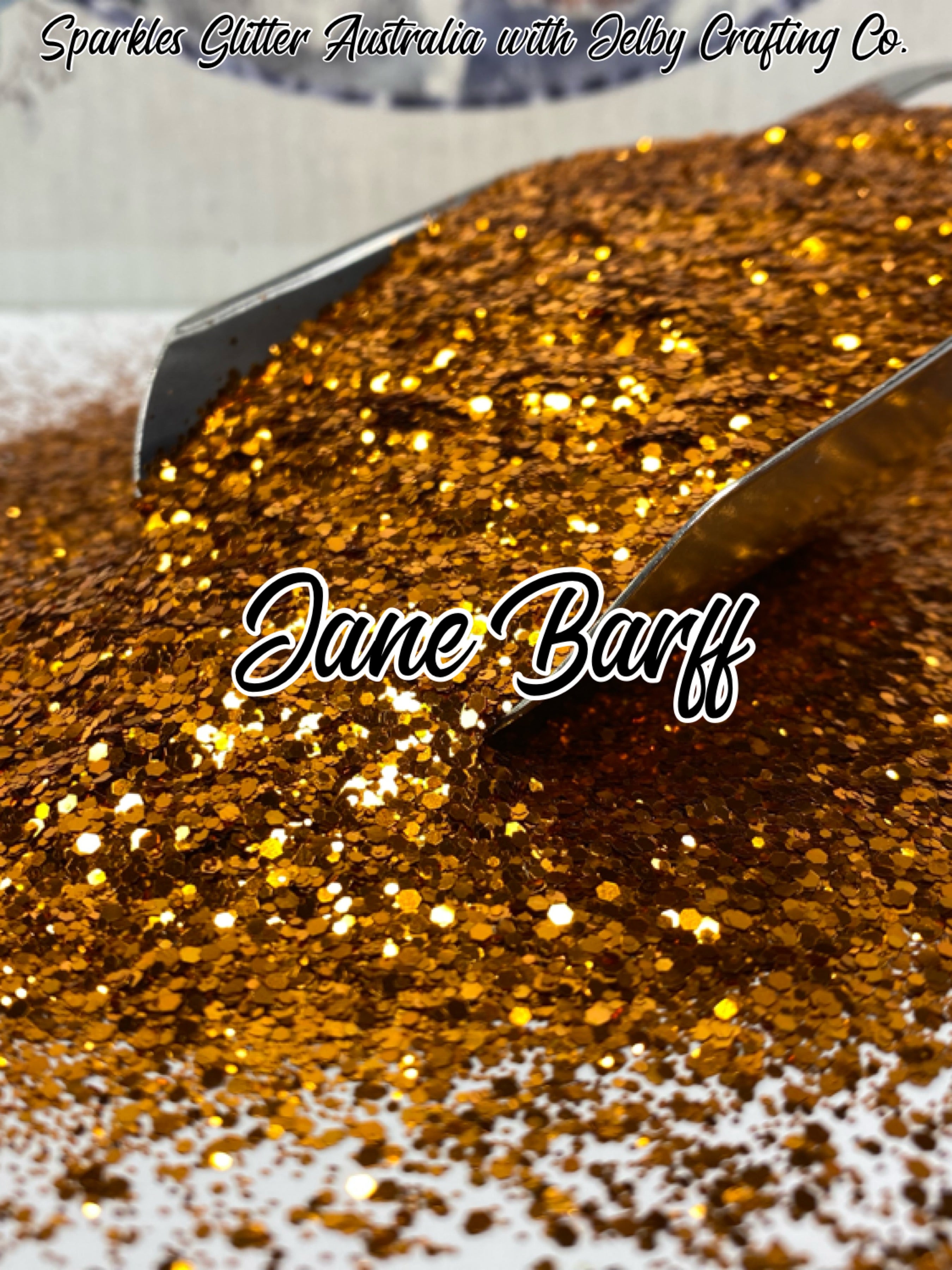 Jane Barff | Custom Small Blend Orange Copper Metallic Glitter – Jelby ...
