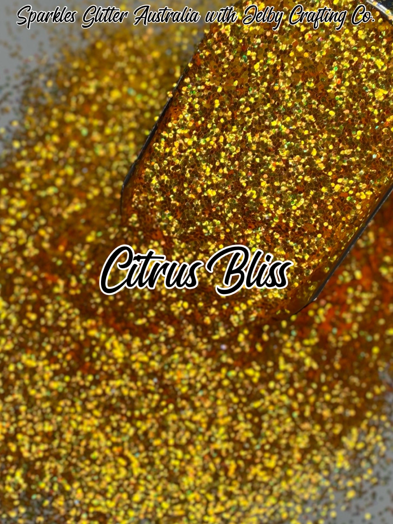 Citrus Bliss | Orange Iridescent Small Chunky Glitter