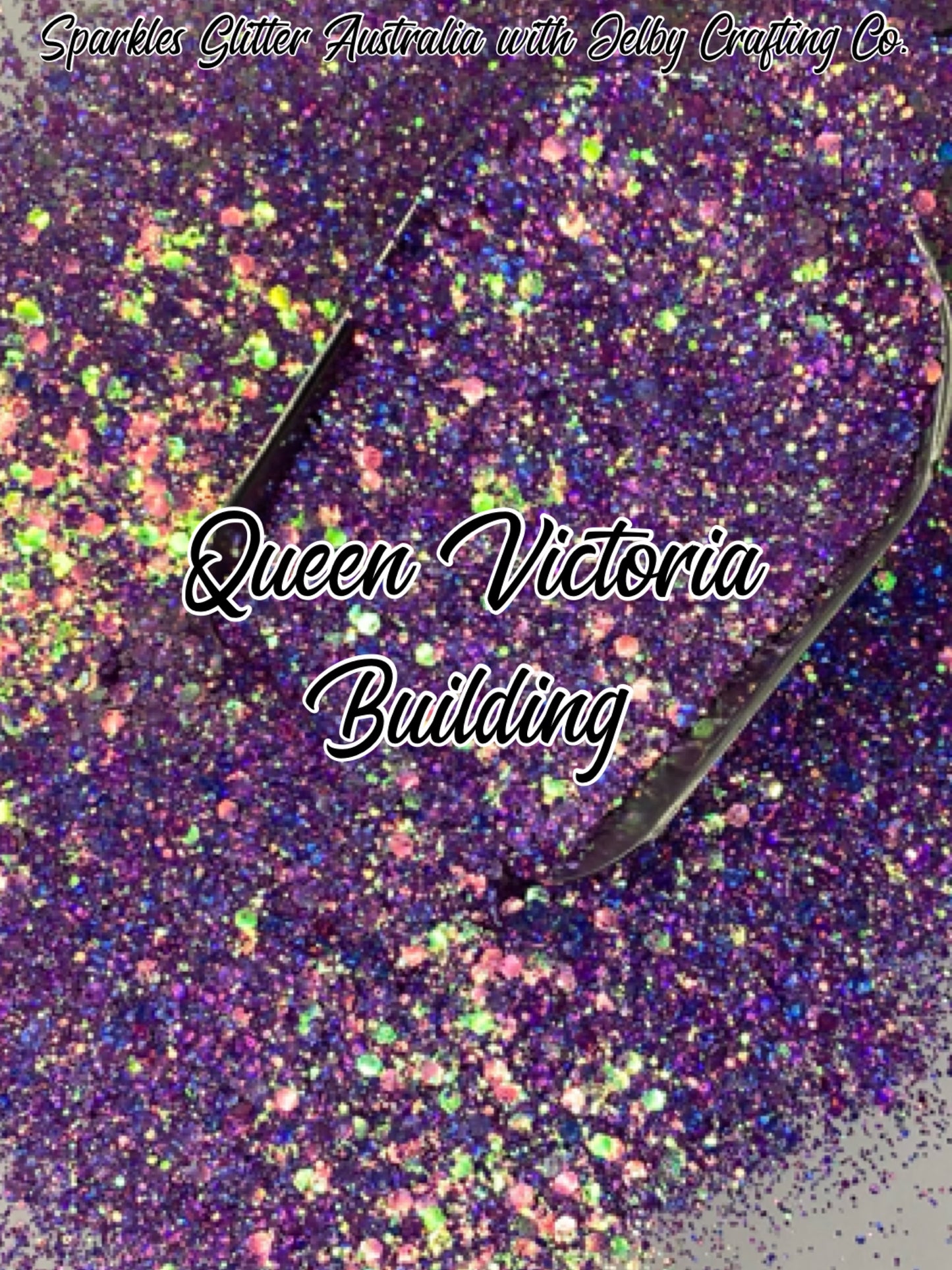 Queen Victoria Building | Purple Chunky Holographic Opal Glitter