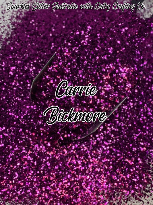 Carrie Bickmore | Custom Metallic Pink Glitter