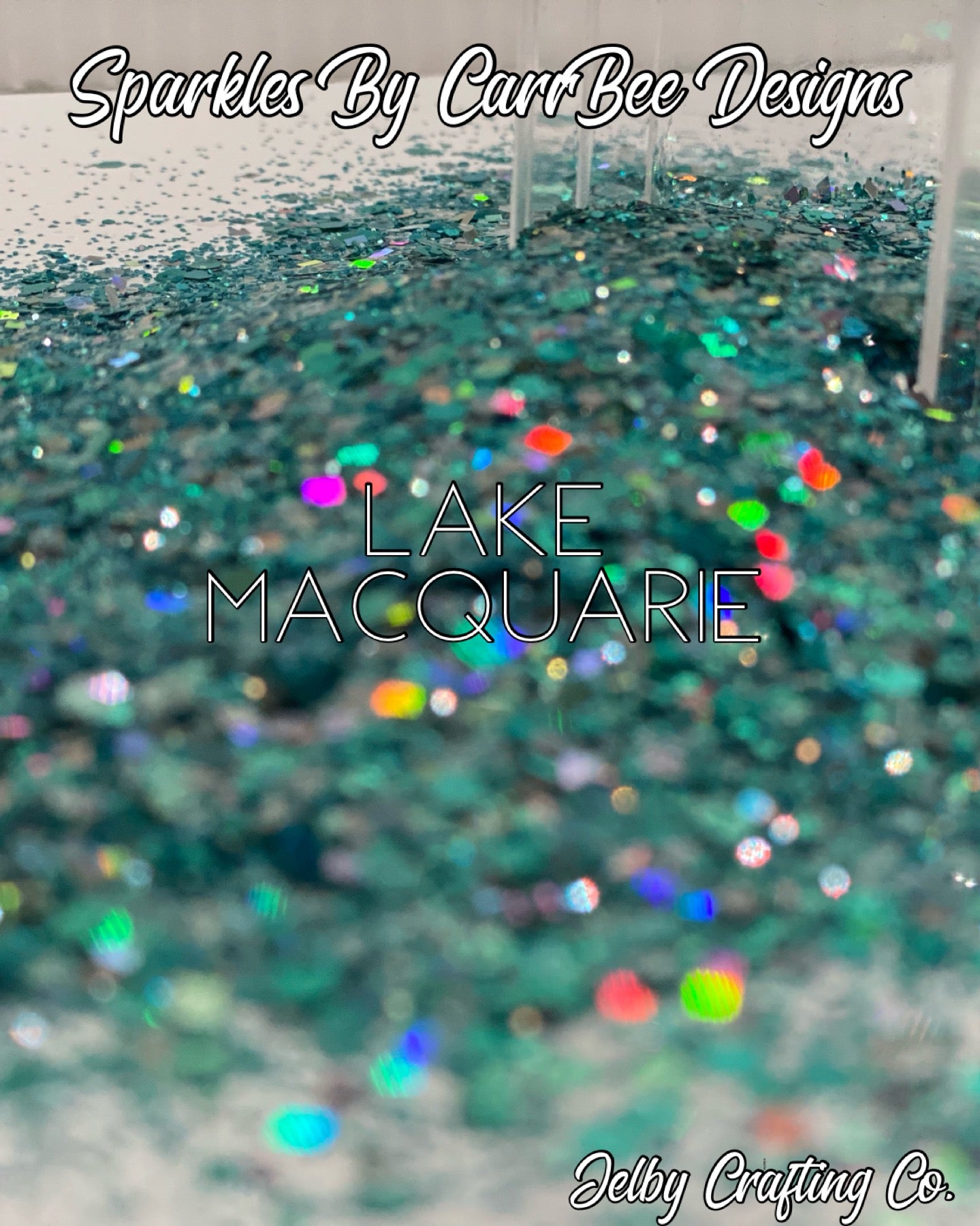 Lake Macquarie - 3000 member mix | Custom Mixed Green Glitter
