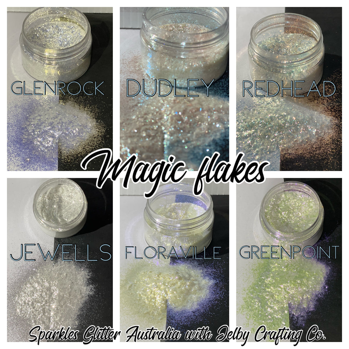 Magic Flakes Blue Magic Flakes – Jelby Crafting Co.