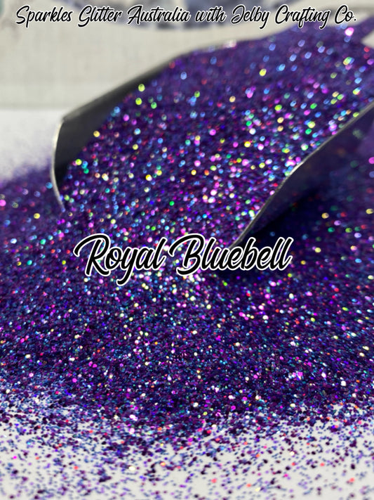 Royal Bluebell | Custom Mixed Blue Purple Fine Cut Glitter