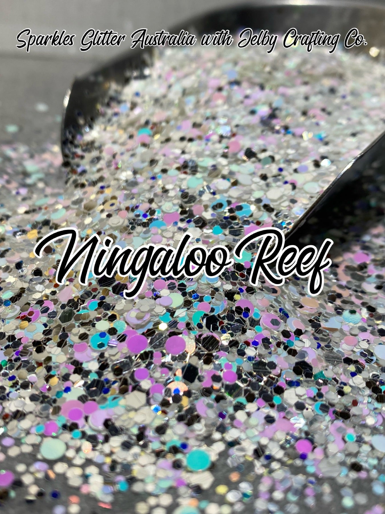 Ningaloo Reef | White Opal Silver Chunky Mix