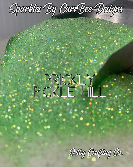Prickly Pickle Hill | Green Custom Fine Cut Glitter