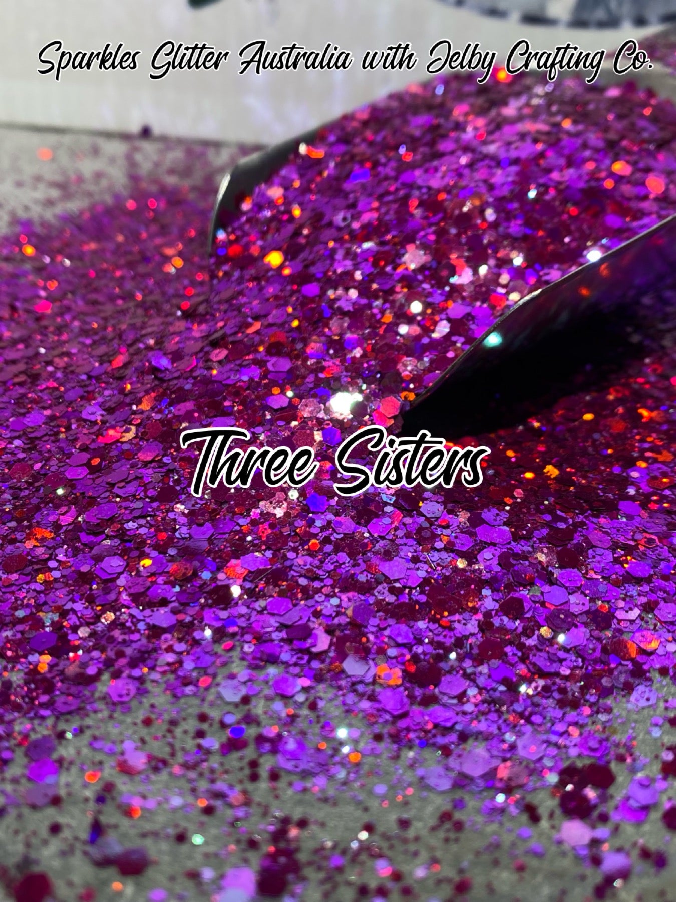 The Three Sisters | Holographic Colour Shift Chunky Glitter