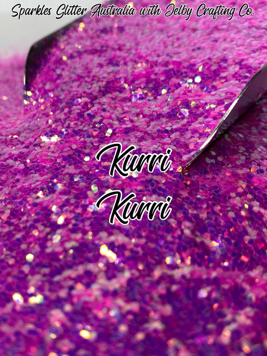 Kurri Kurri | Pink Small Chunky Iridescent Glitter