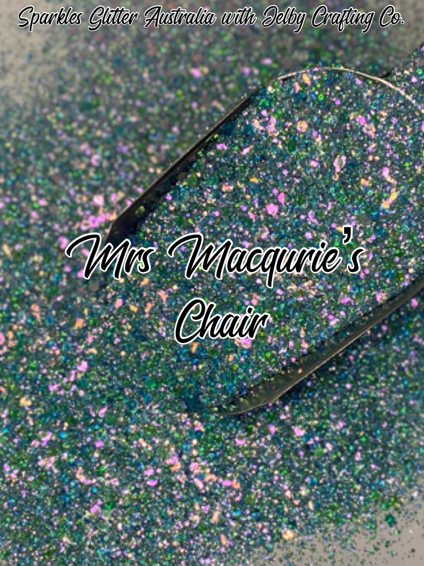 Mrs Macquarie's Chair | Blue Chunky Holographic Opal Glitter