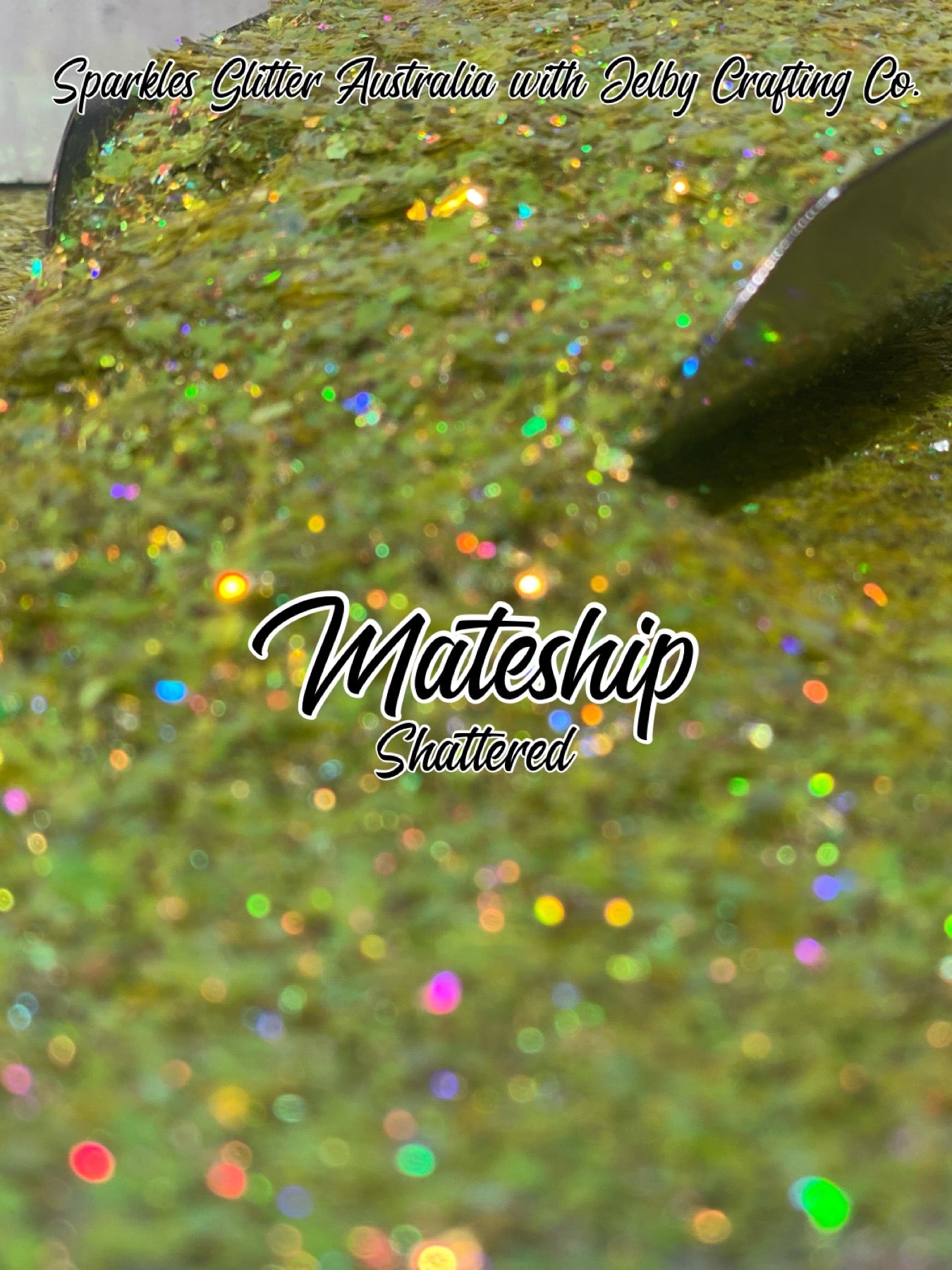 Mateship | Custom Mixed Shattered Yellow Glitter