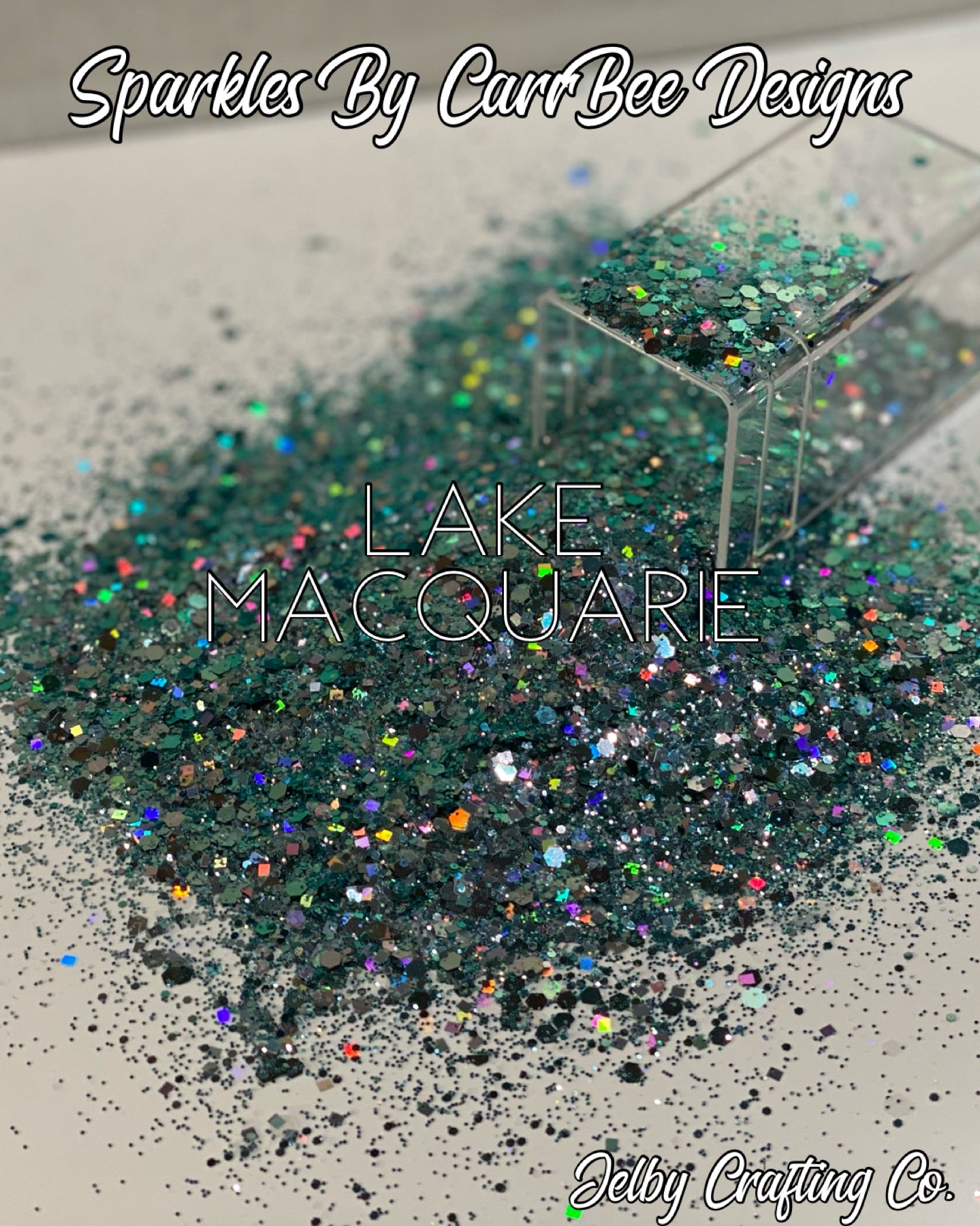 Lake Macquarie - 3000 member mix | Custom Mixed Green Glitter