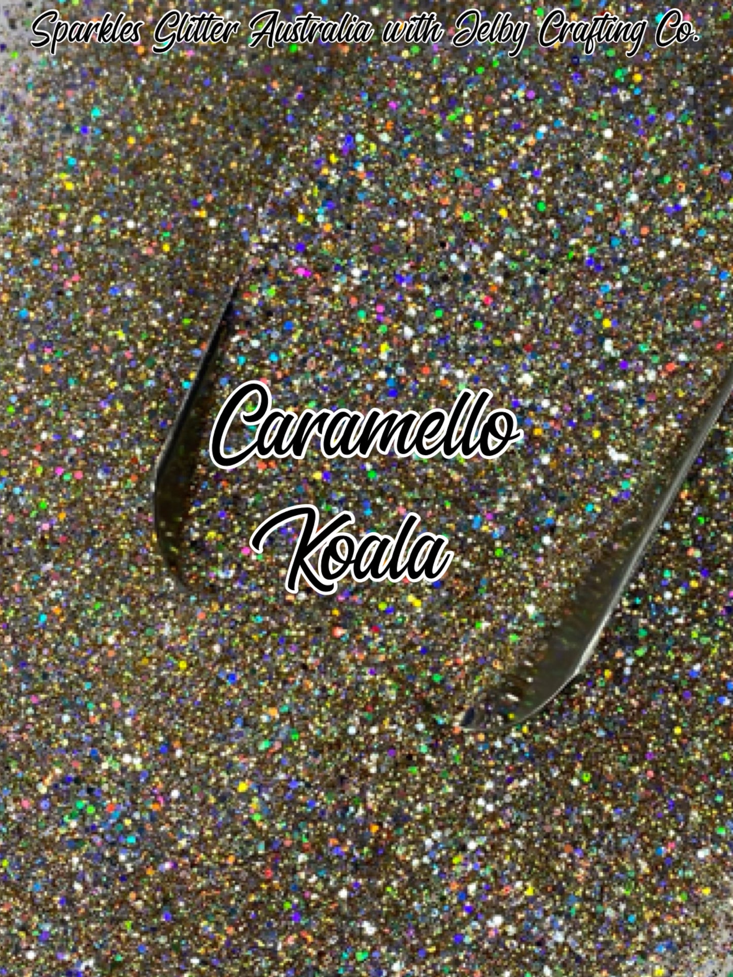 Caramello Koala | Custom Mixed Gold Glitter