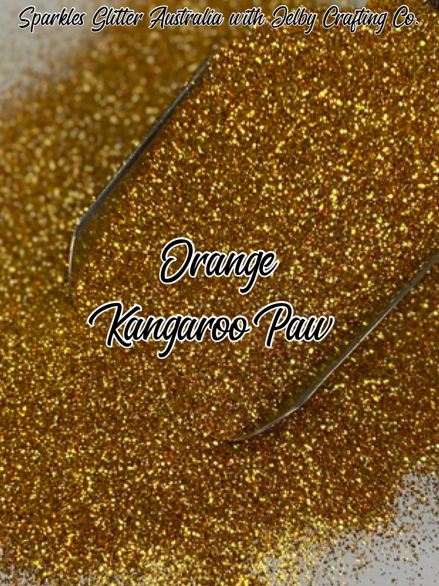 Orange Kangaroo Paw | Custom Mixed Orange Fine Cut Glitter